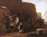 LAER, Pieter van The Cake Seller af Spain oil painting artist